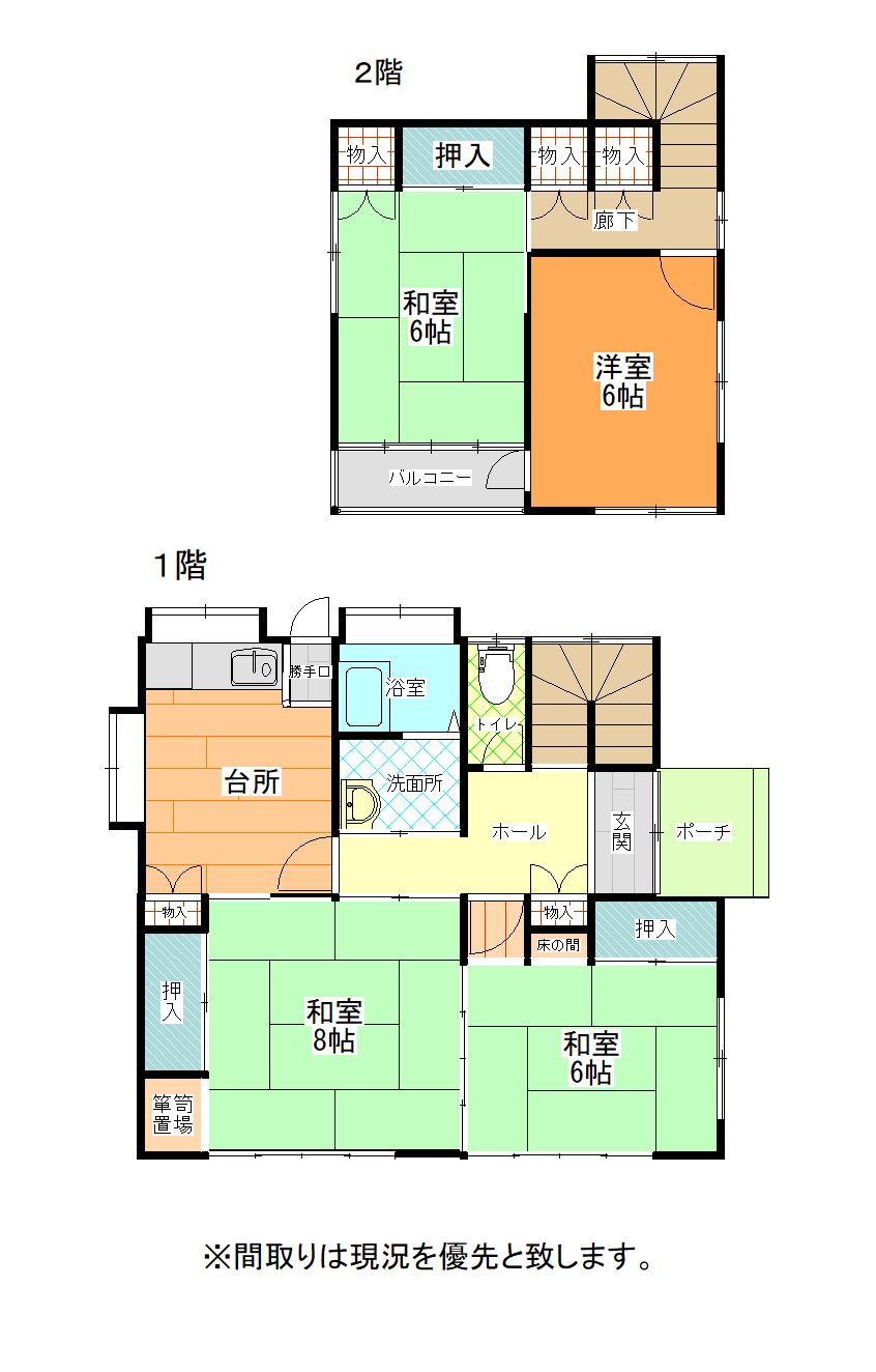 家持2階建て貸家